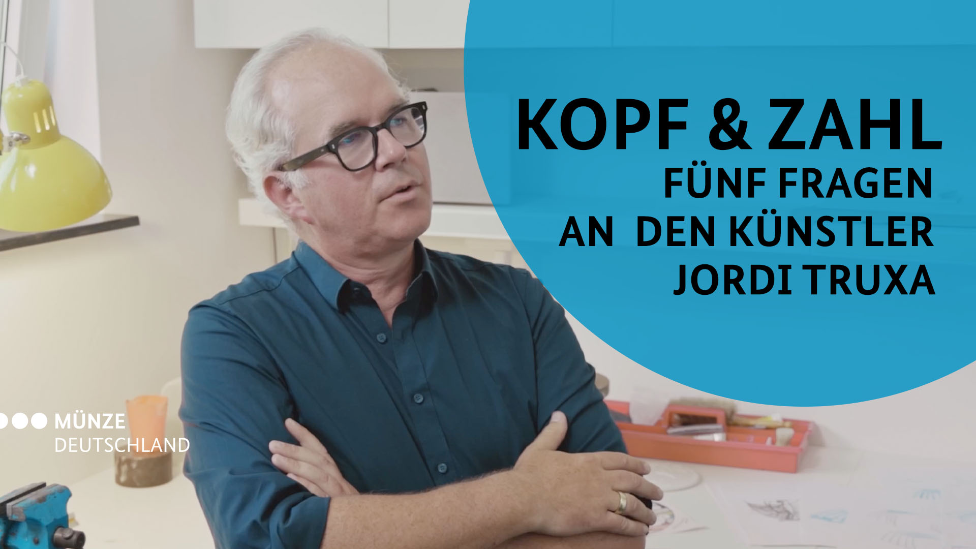 Portrait Jordi Truxa. Text: Kopf und Zahl, 5 Fragen an den Künstler Jordi Truxa
