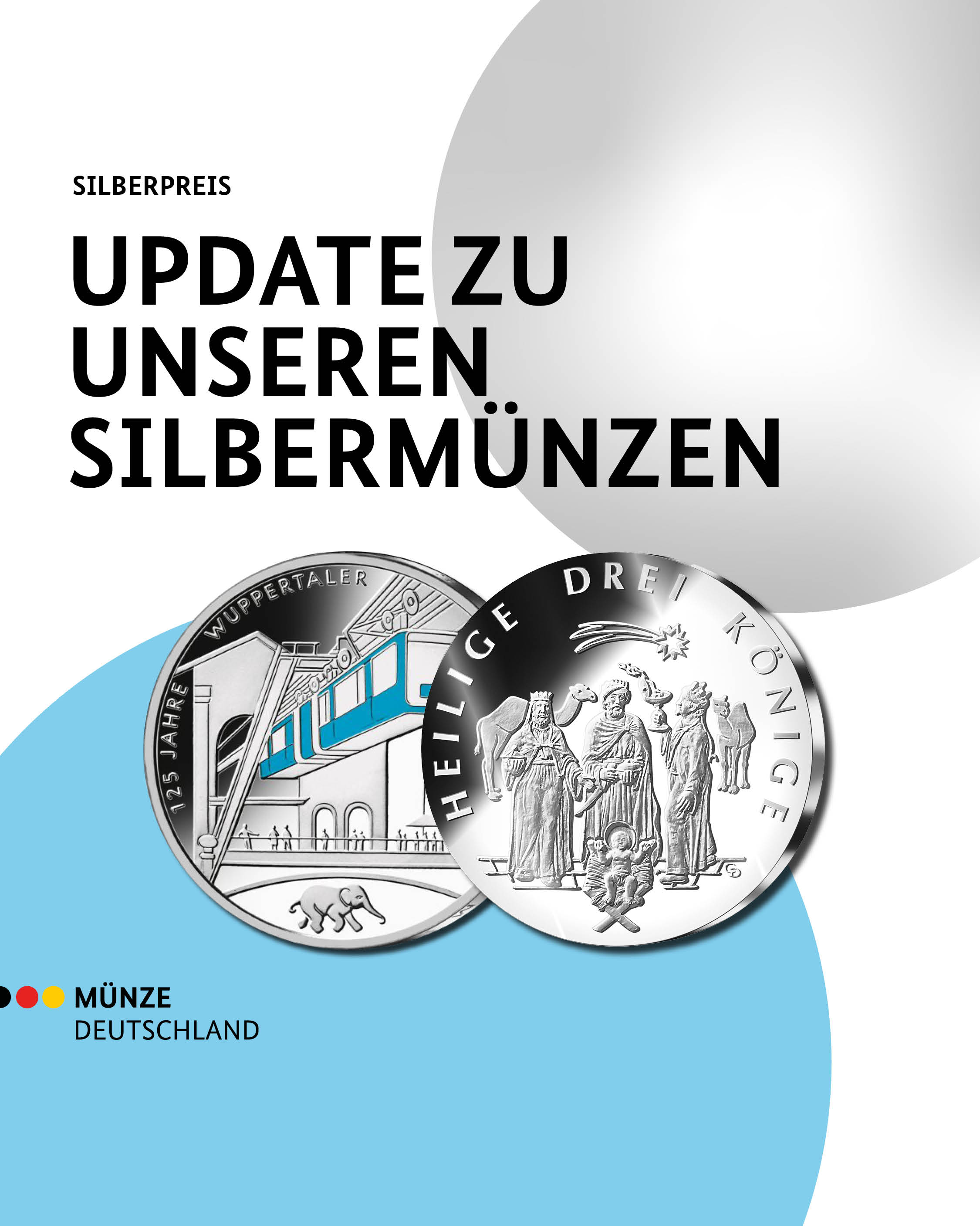 Update zu unseren Silbermünzen