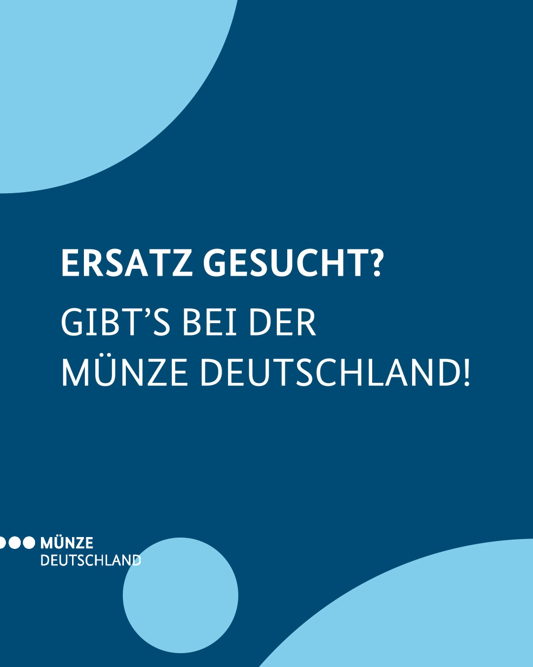 Ersatz gesucht?
