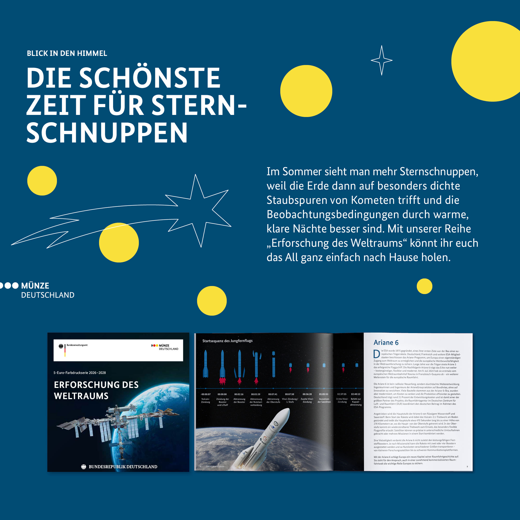 Die schönste Zeit für Sternschnuppen
