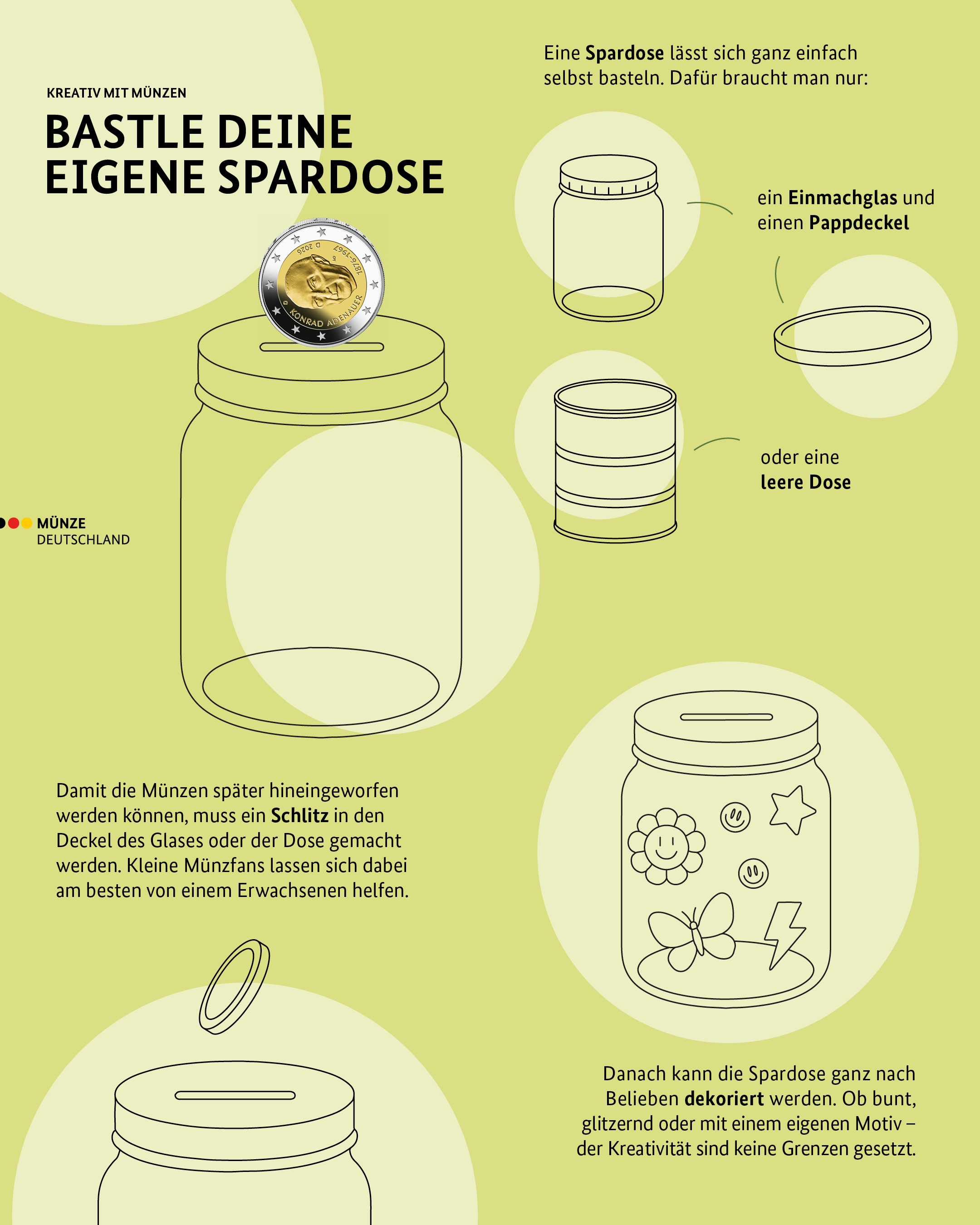 Bastle deine eigene Spardose