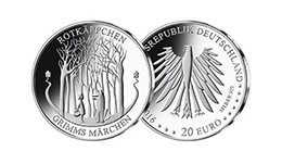 Bild- und Wertseite Münze 20-Euro-Sammlermünze "Rotkäppchen"