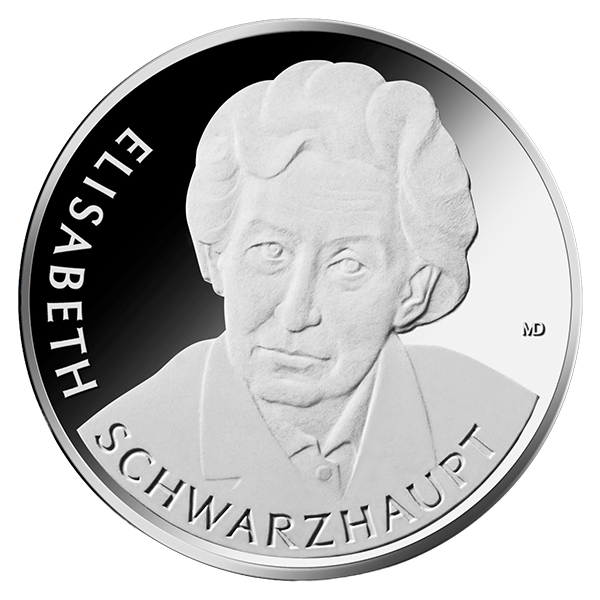 35-Euro-Silbermünze "Elisabeth Schwarzhaupt"