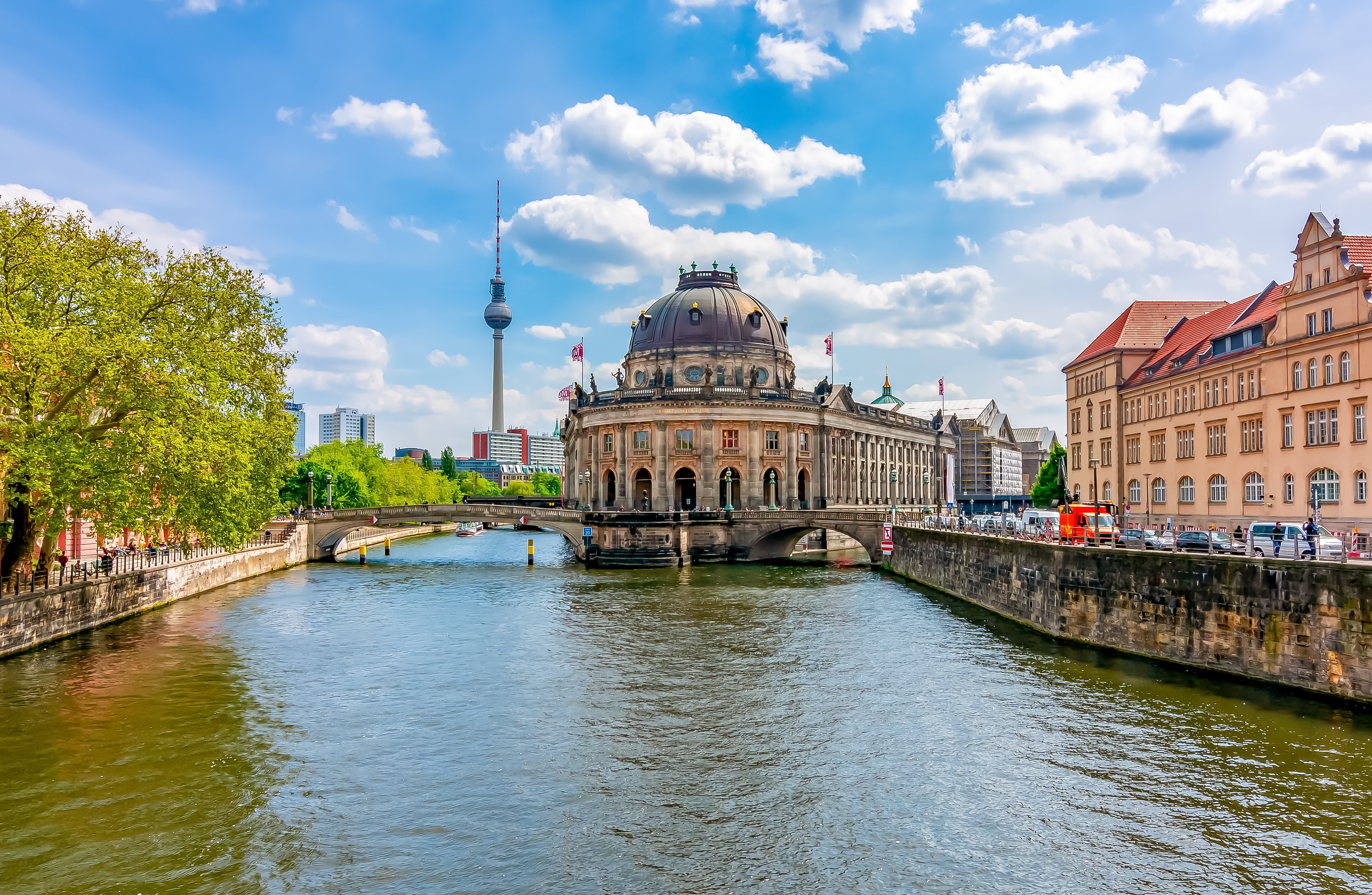 Das Bode-Museum auf der Berliner Museumsinsel.