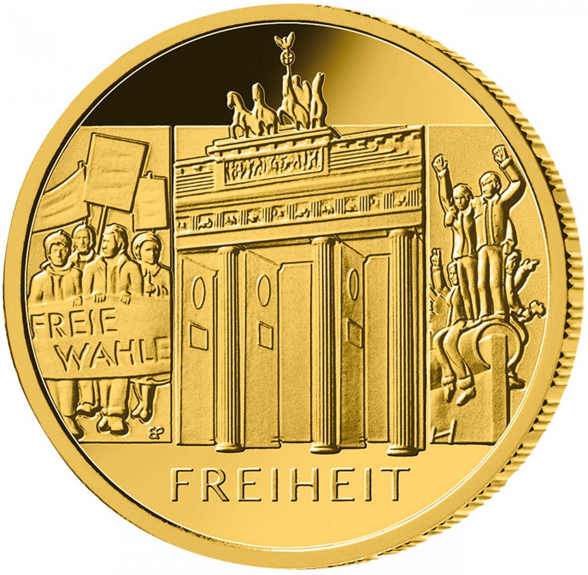 100-Euro-Goldmünze 2022 "Säulen der Demokratie - Freiheit"                                           