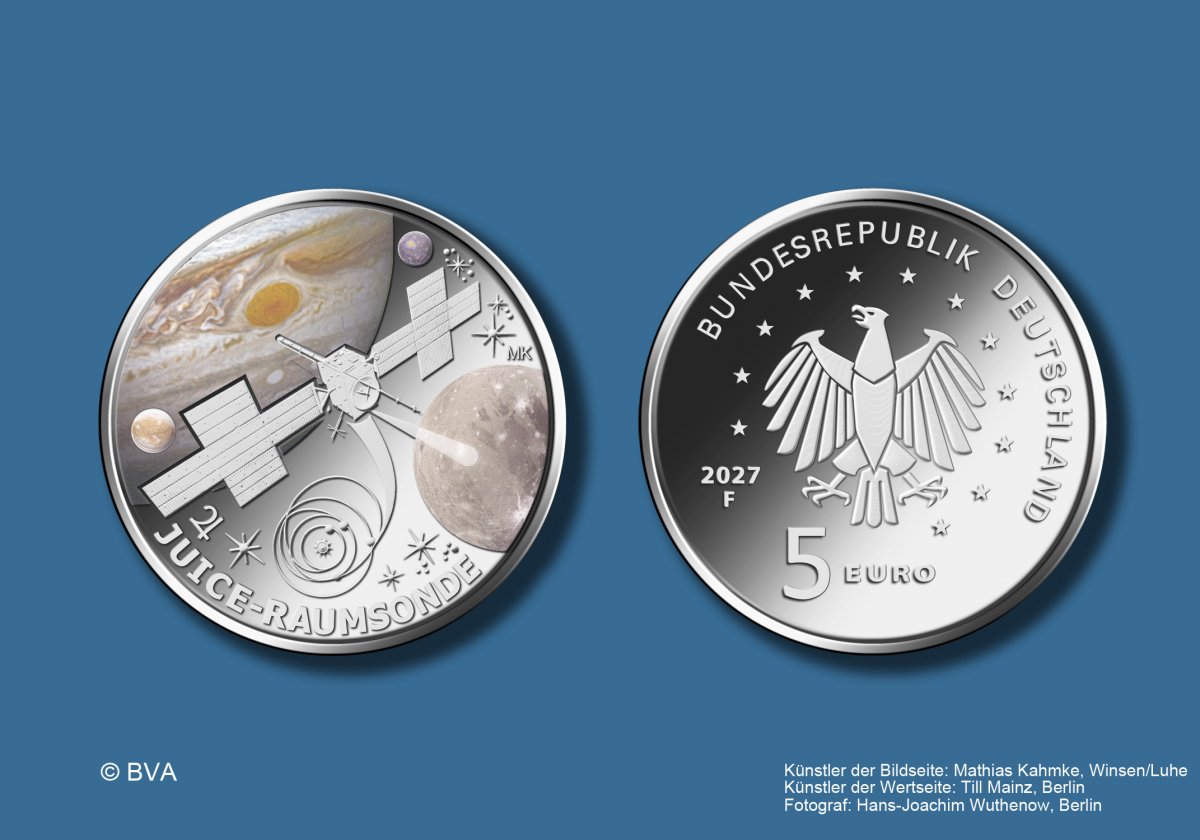 Download-5-Euro-Sammlermünze 2027 "JUICE-Raumsonde" 