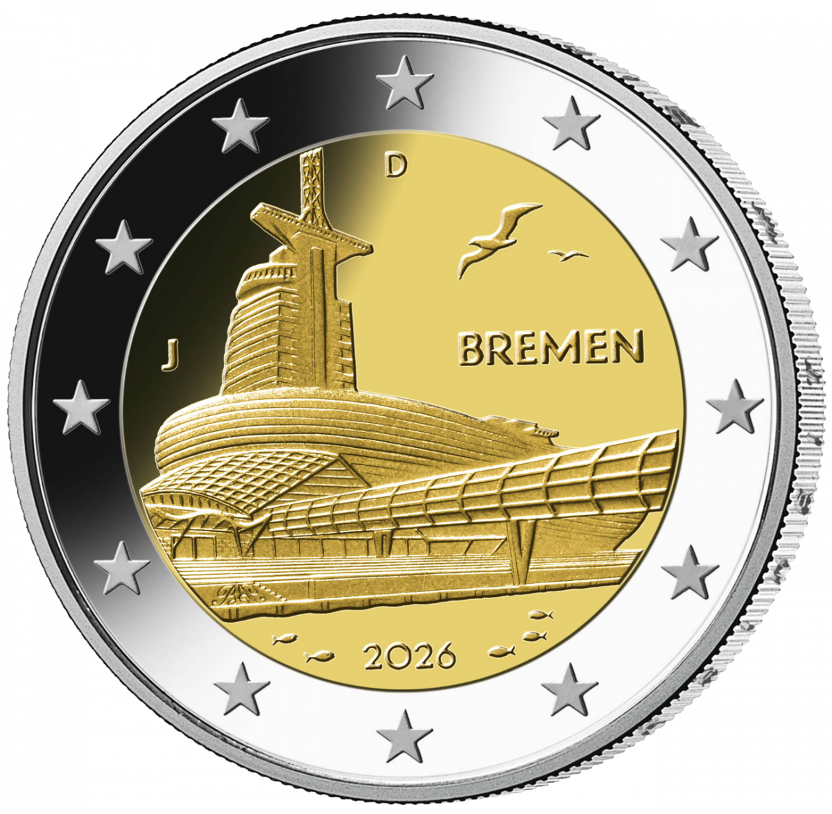 2-Euro-Sammlermünzen-Set 2026 "Bundesländer II" 