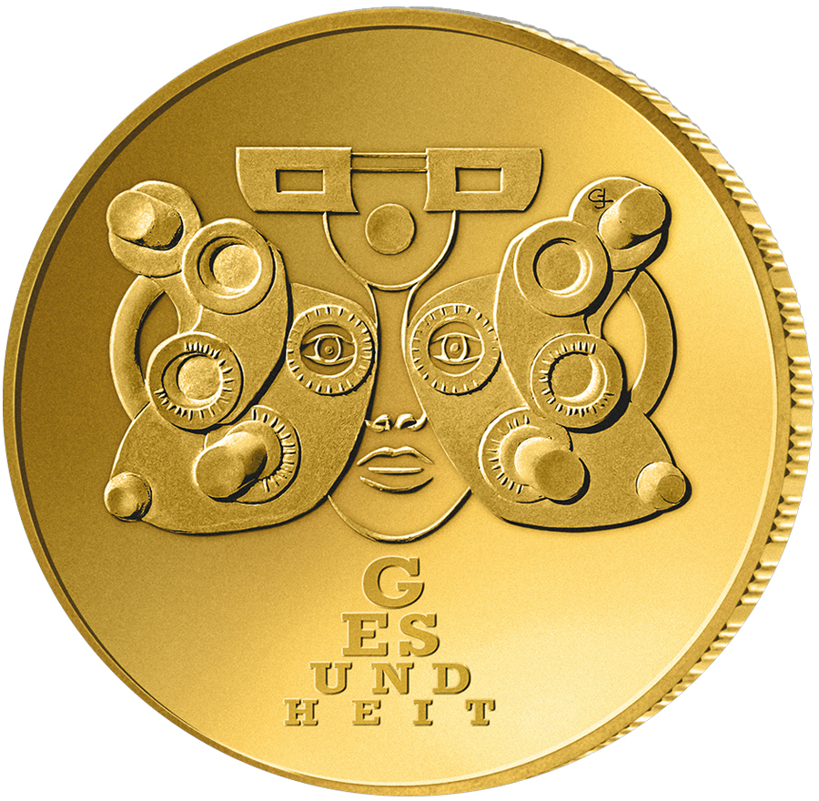50-Euro-Goldmünze 2025 "Gesundheit"                                                                  