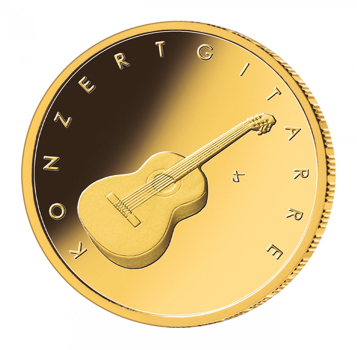 50-Euro-Goldmünze 2022 "Musikinstrumente - Konzertgitarre"                                           