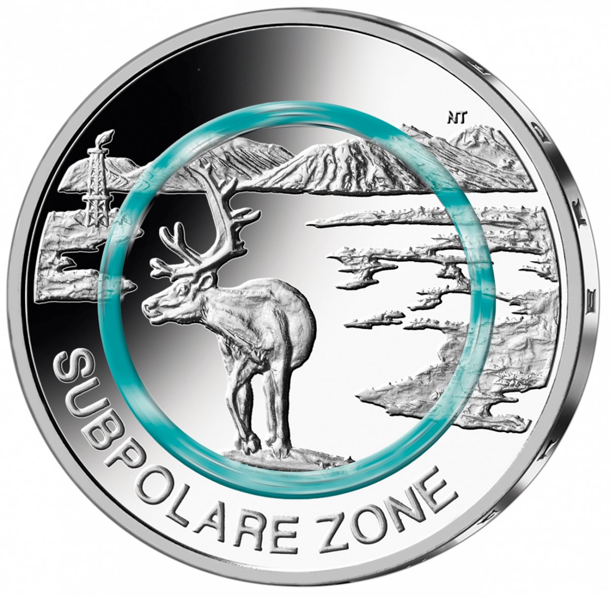 5-Euro-Polymerring-Sammlermünze 2020 "Subpolare Zone"                                                