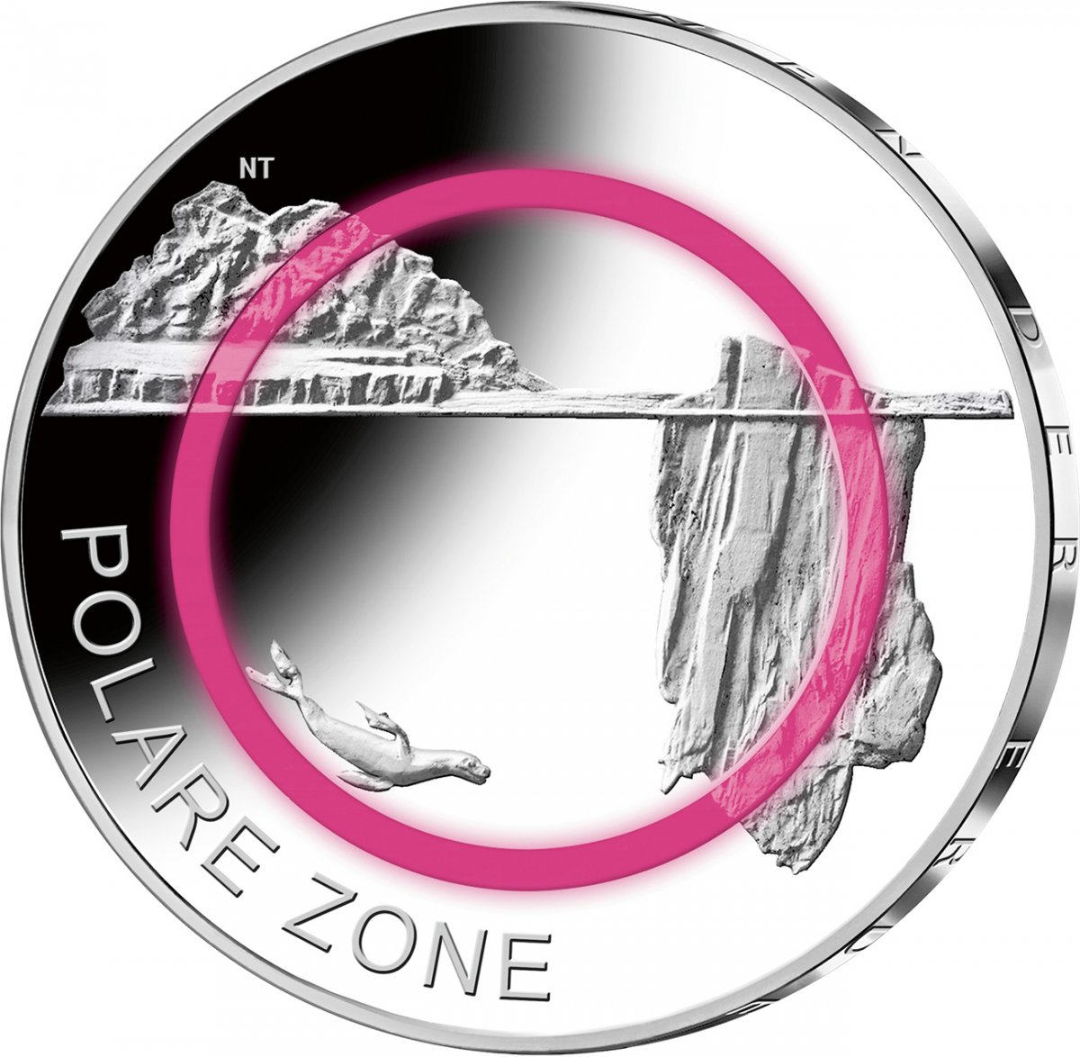 5-Euro-Polymerring-Sammlermünze 2021 "Polare Zone"                                                   