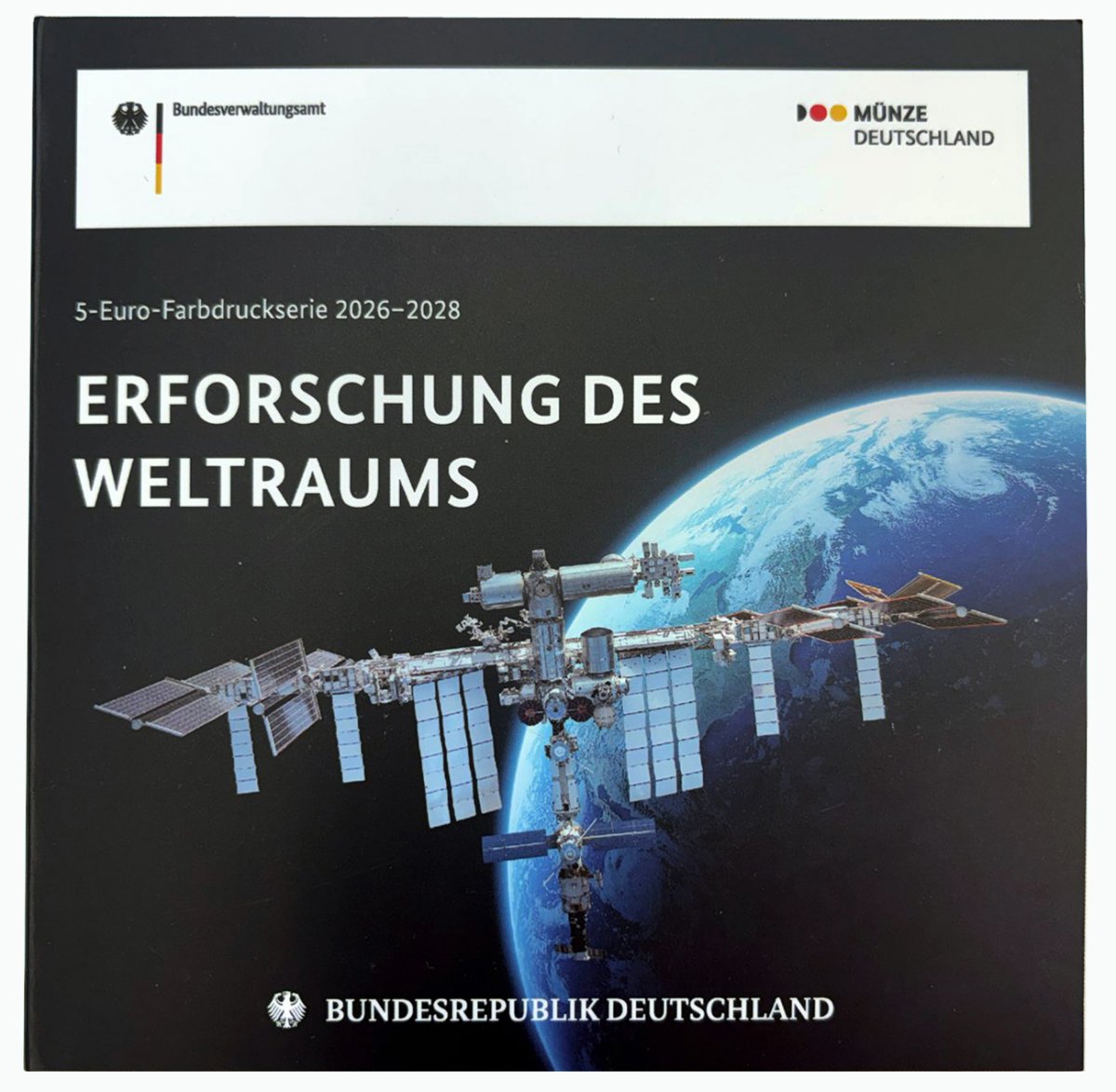Münzsammelbuch "Erforschung des Weltraums"                                                           