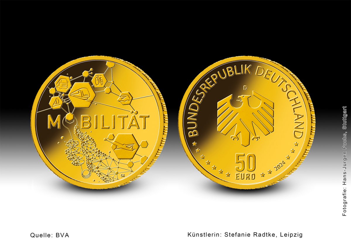 Download 50-Euro-Goldmünze 2024 "Mobilität" 