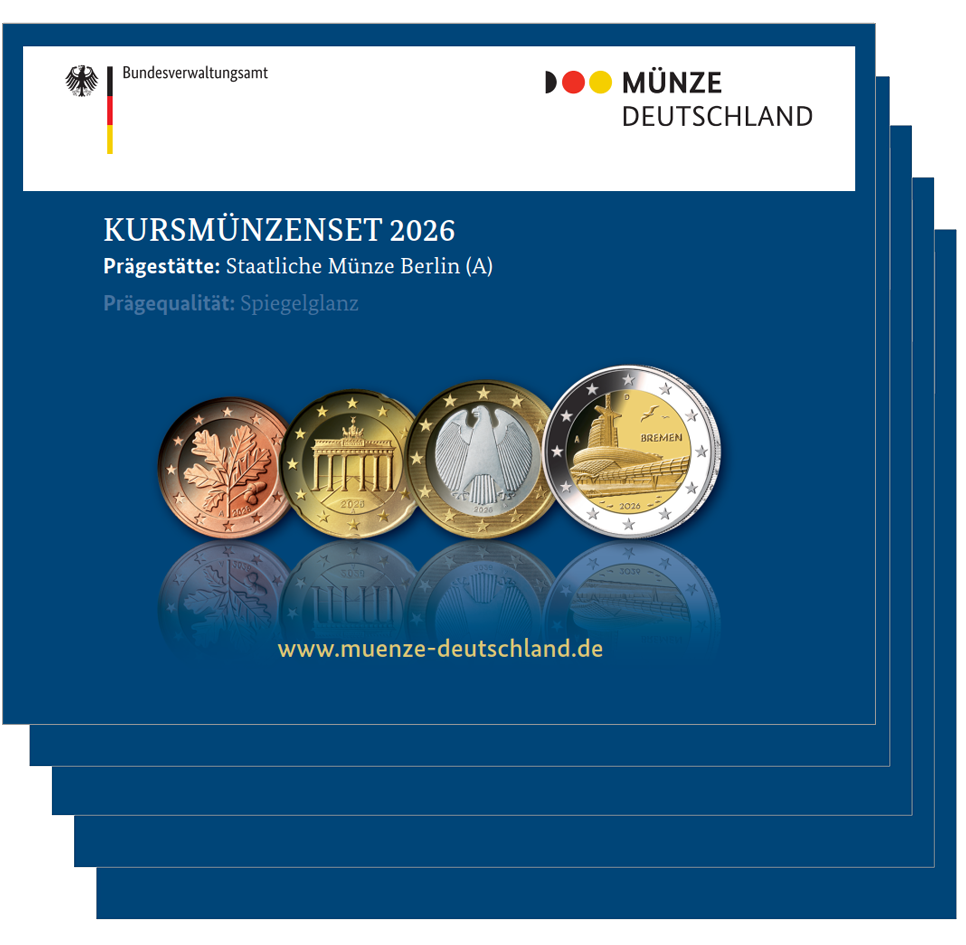 Kursmünzenserie Sammlermünzen-Satz 2026 