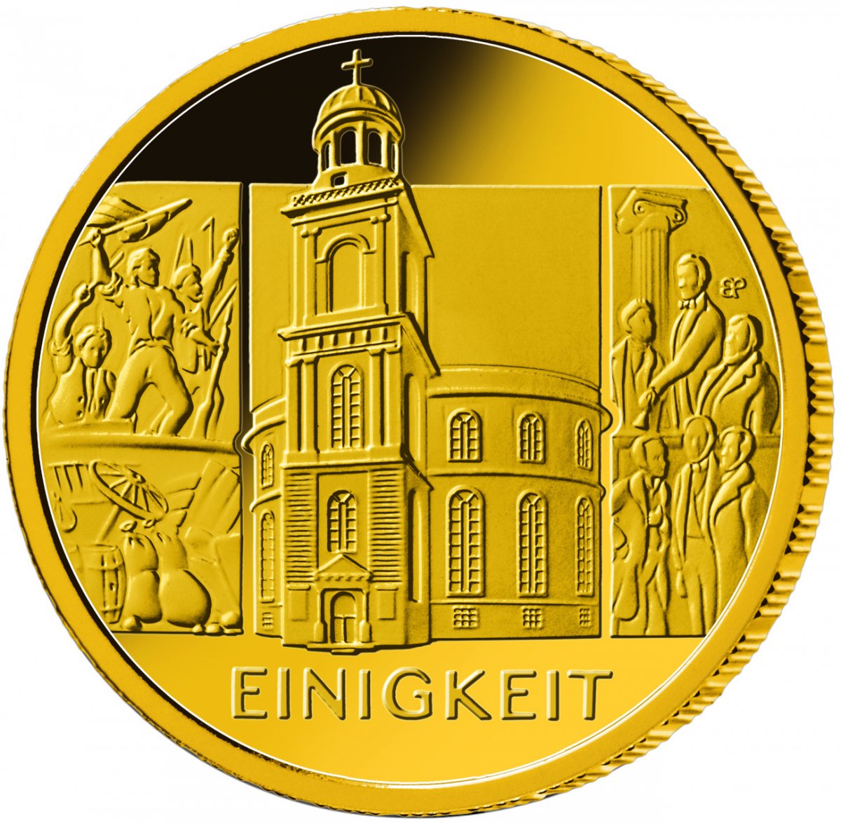 100-Euro-Goldmünze 2020 "Säulen der Demokratie - Einigkeit"                                          