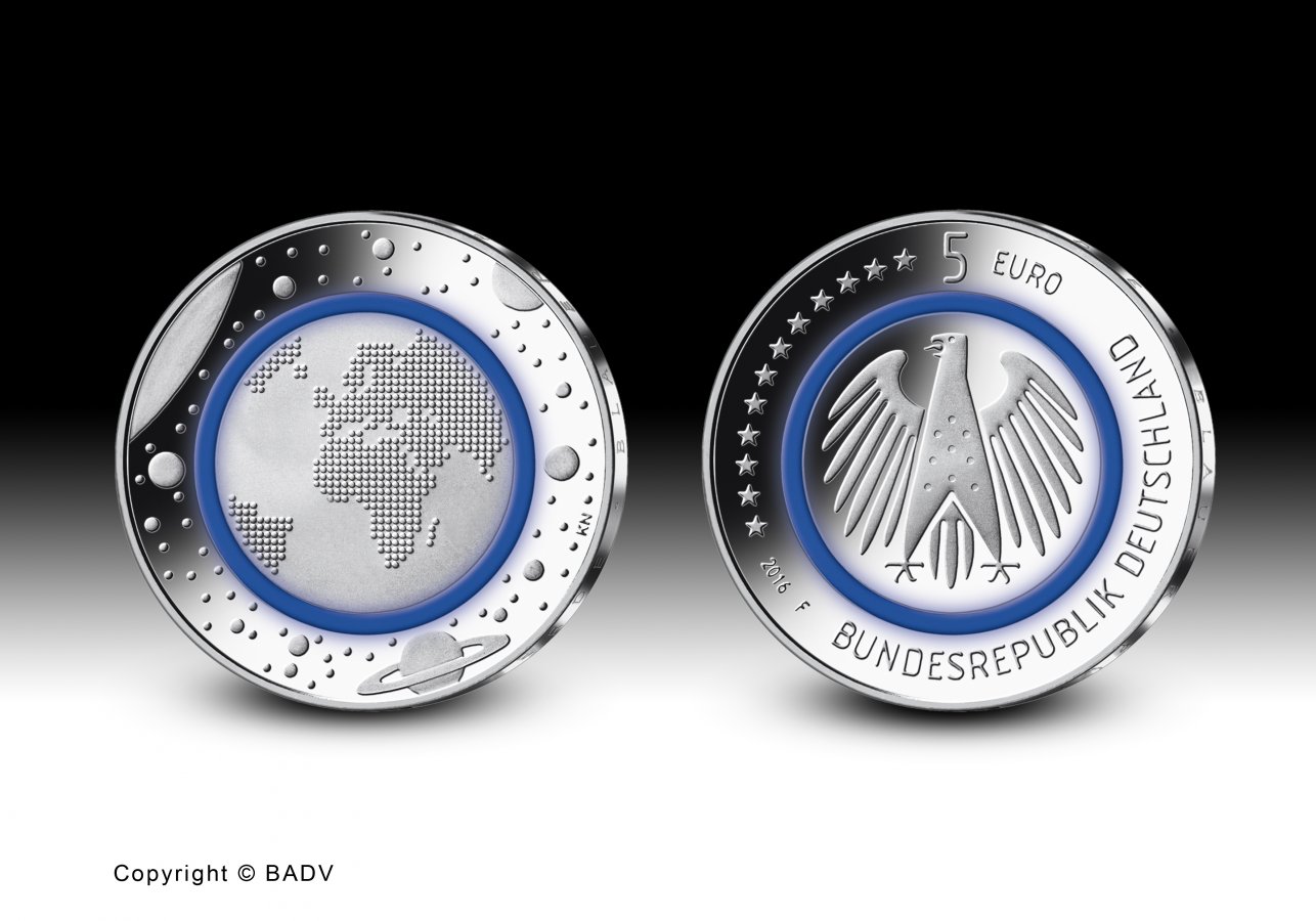 Download 5-Euro-Sammlermünze 2016 "Planet Erde" 