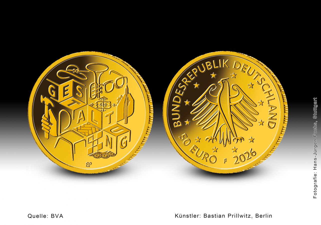 Download 50-Euro-Goldmünze 2026 "Gestaltung" 